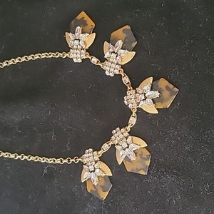 J.Crew Tortoise & Sparkle Necklace